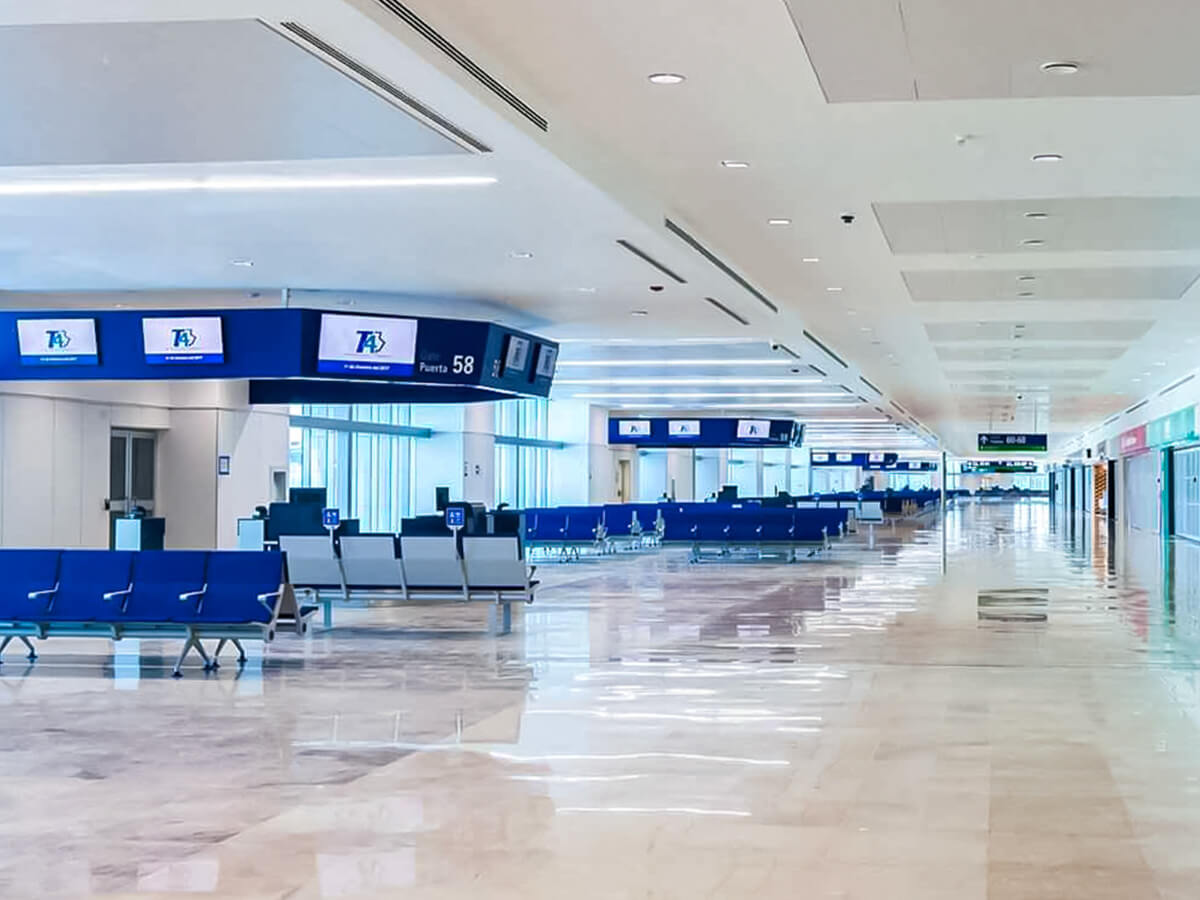El Aeropuerto Internacional de Cancún